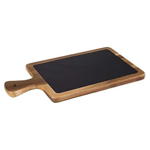 Aps 40676 Industrial - Contenitore Per Snack In Metallo, Con Scomparto Per Etichette, 23 X 15,5 X 13 Cm, 2,4 L