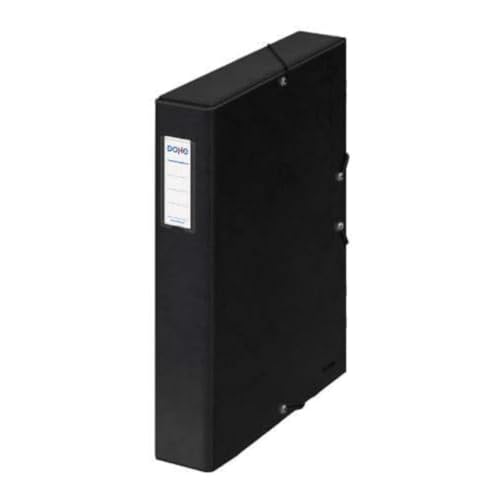 Dohe - Scatola Porta Progetti, Dorso 5 Cm. Nera