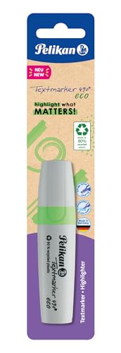 Pelikan Evidenziatore 490® Eco, 1 Pezzo In Blister, Verde Fluo
