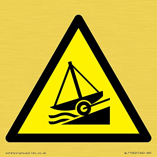 W044 Avvertenza: Cartello Slipway - 85 X 85 Mm - S85