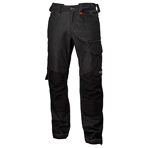 Helly Hansen Workwear Pantaloni Da Lavoro Mjolnir Robusto E Modern, Nero, 76501