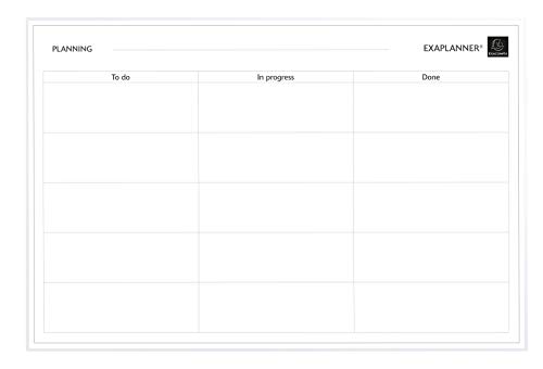 Exacompta - Ref 57180E – Exaplanner To-Do List Magnetic Wall Planner – 900 X 590 Mm Di Dimensioni, Magneti Cancellabili A Secco In Dotazione, Fissaggi
