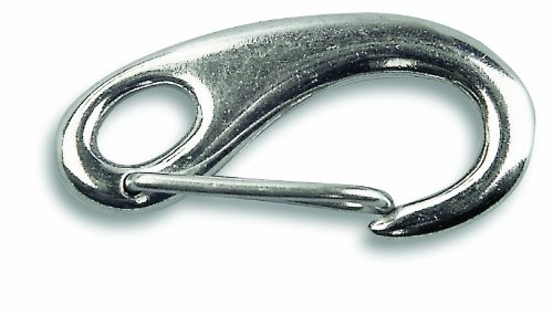 Chapuis Ms1 Moschettone Sicurezza - Acciaio Inossidabile - 250 Kg - Lunghezza 50 Mm
