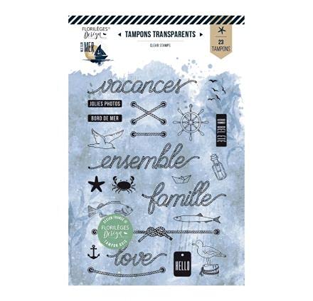 23 Timbri Trasparenti "Florilèges Design - Vista Sul Mare