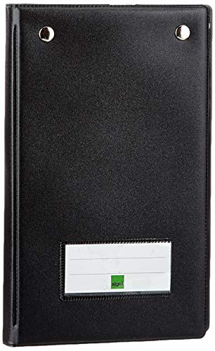 Sigel Kassenblock-Mappe, 120 X 180 Mm, Farbe: Schwarz