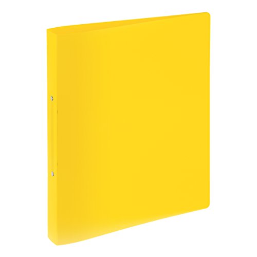 Pagna Lucy-Raccoglitore Ad Anelli Trend-, A4, In Polipropilene, Con Meccanismo A 2 Anelli, 25 Mm, Colore: Giallo