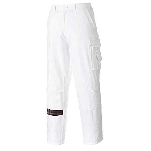 Painters Trousers Color: Whitet Talla: Medium