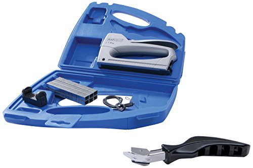 Rapesco 0930 Z T-Pro Fissatrice Manuale Con 4000 Punti E Levapunti, Metallizzato