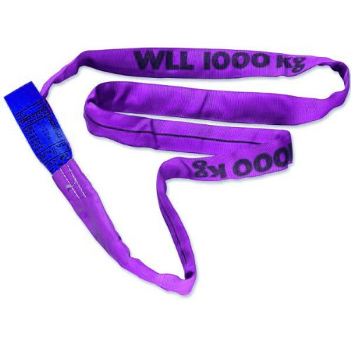Braun 10031Rs Recupero Strap Loop Carico 1000 Kg 3 M Continuo Con Nucleo In Poliestere Viola