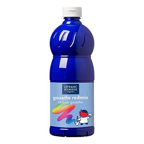 Lefranc Bourgeois 188031 - Guazzo, Blu (Oltremare), 1 L, 1 Pezzo