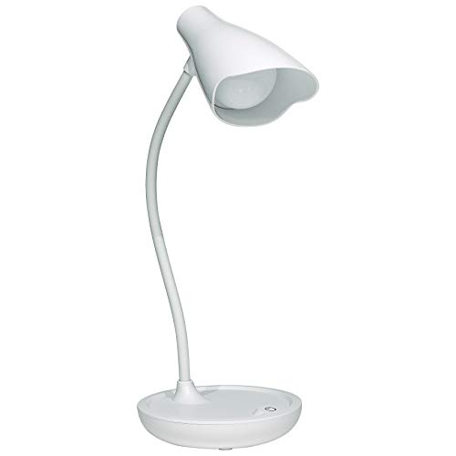 Unilux Lampada Led Dimmerabile Con Ricarica Usb E Controllo Touch, Bianco