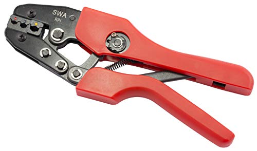 Swa Rpi - Pinza Crimpatrice A Cricchetto Per Terminali Preisolati Da 0,5 Mm² A 6 Mm²