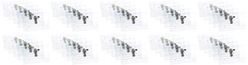 Pavo Premium - Targhette Per Il Nome, 50 Pz, Con Spilla Ondulata, 57 X 91 Mm
