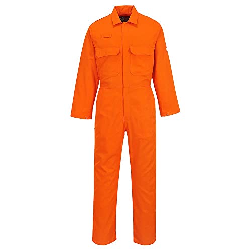 Portwest Biz1 Tuta Ignifuga Unisex - Adulto, Arancione, M