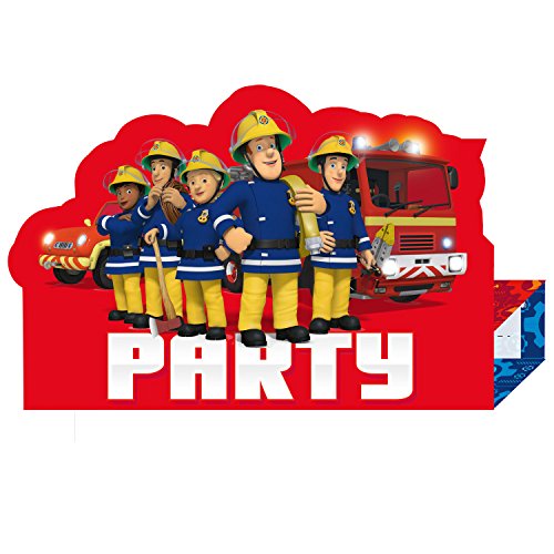 Fireman Sam Stand-Up Invitations /8