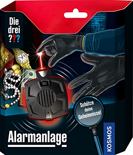 Kosmos-I Tre Sistema Di Allarme Gadget Detective, Colore Black, 630621