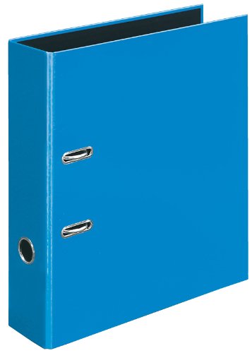 Veloflex 4142351 - Cartella Velocolor, Raccoglitore Ad Anelli, Cartella, Din A4, Meccanismo A 2 Anelli, 285 X 318 X 75 Mm, Blu