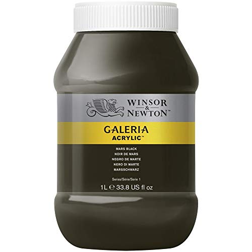 Winsor & Newton - Colore Acrilico Galeria, 1 L Nero