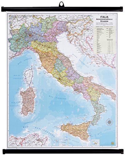 Italia Amministrativa E Stradale (Carta Piccola)