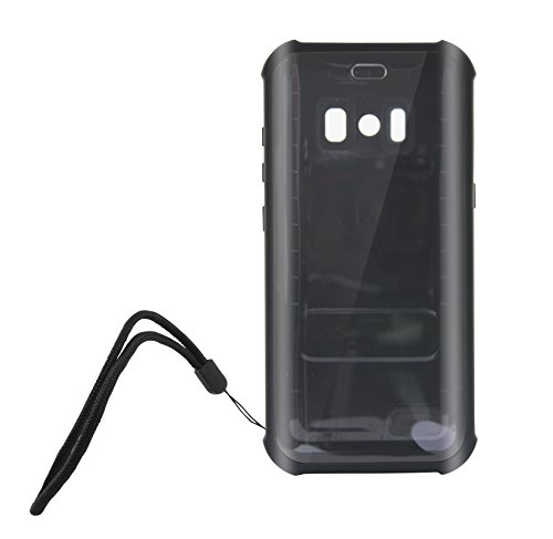 Ksix Aqua Case - Custodia Subacquea Con Supporto Per Galaxy S8, 2 Metri Di Profondità, Resistente Agli Urti, Anti-Neve, Anti-Polvere, Colore: Nero
