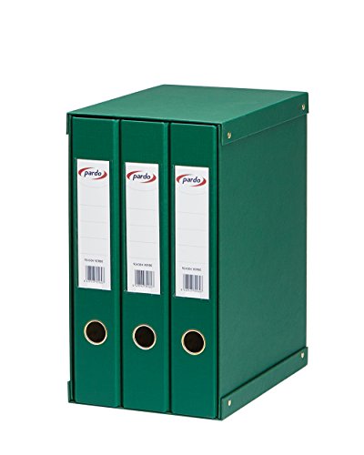 Pardo 924304 Raccoglitore Foglio, Confezione Da 3 Pezzi, Verde