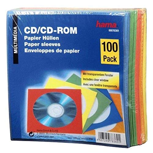 Hama 00078369 - Optical Disc Cases (Sleeve, Multicolour, Paper)