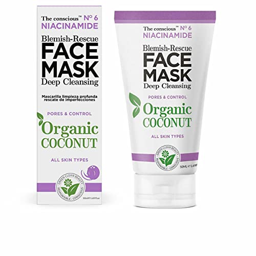 The Conscious Niacinamide Blemish-Rescue Face Mask Organic Coconut 50 Ml Mujer