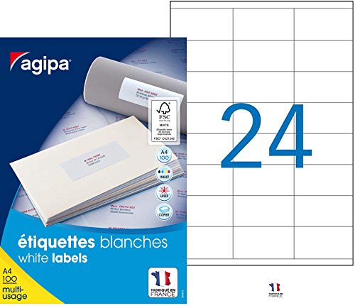 Agipa White Multipurpose 100 A4 70 X 36
