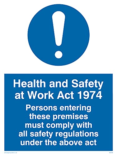 Confezione Da 5 – Salute & Safety Work Act 1974 – 150 X 200 Mm – A5P