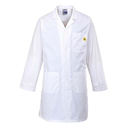 Anti Static Coat, Colorwhite Talla Small
