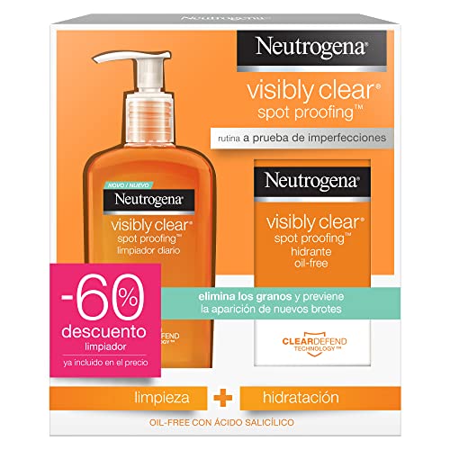 Neutrogena Spot Controlling Hidratante Oil Free 50Ml + Limpiador Facial 200Ml