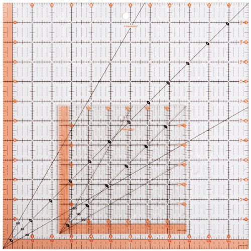 Fiskars Righello Quadrato In Acrilico, Set Da 2 Pezzi, Base