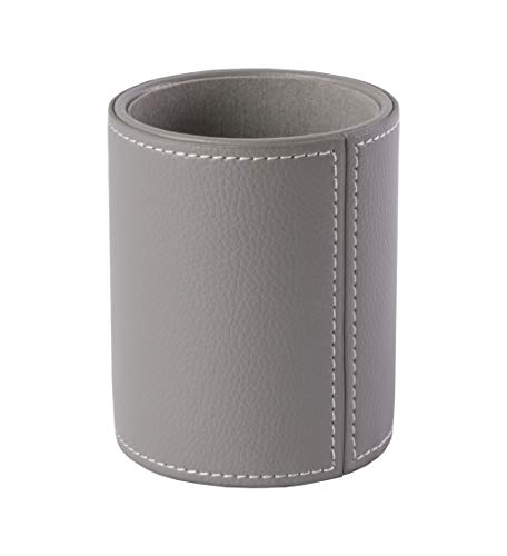 Osco Grypupp1 Faux Leather Pen Pot - Grey