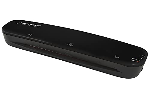 Esperanza Efl002 Laminator Cold/Hot Laminator 250 Mm/Min Black