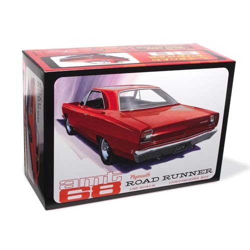 Amt 1968 Plymouth Road Runner Kit Di Personalizzazione 1:25 Scala Modello Kit