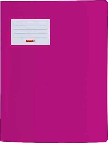 Brunnen Fact Cartelletta In Polipropilene Formato A4, (24 X 34 Cm), Con Gradiente Cromatico, Semitrasparente Pink