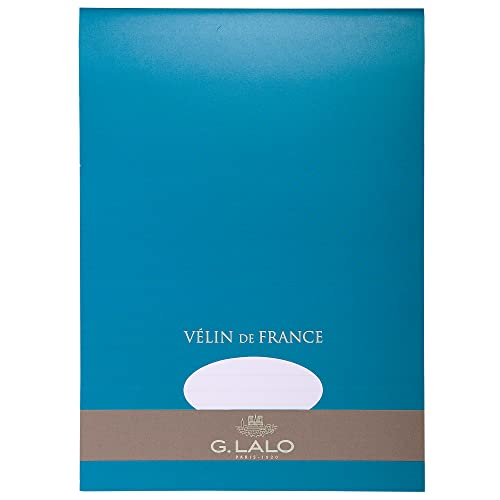 Lalo 13000L - Blocco Da 50 Fogli A Tinta Unita 21X29,7 Cm 100G, Pergamena Di Francia, Bianco