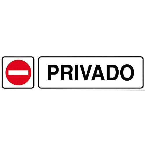 Wolfpack Linea Profesional 15052045 Etichetta Adesiva 250X63Mm Privato, Plastica 0, Cranberry, Único