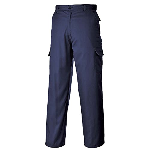 Portwest C701Nas42 Pantaloni Combat, Blu Navi, 42