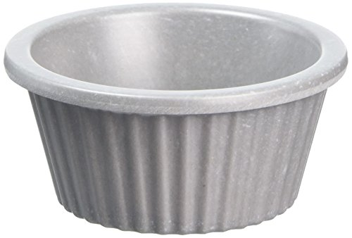Stalwart Mz20001 Fluted Ramekin, Bambù, 1 Oz, Grigio Chiaro