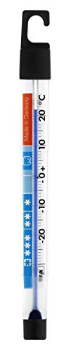 Tfa Dostmann Termometro Analogico Per Frigoriferi, 14.4002, Controllo Della Temperatura, Per Frigoriferi/Congelatori/Celle Frigorifere, Lettura Rapida