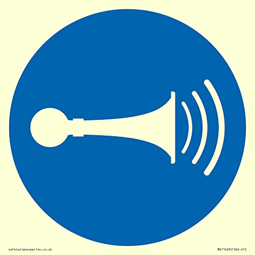 Obbligatorio: Segno Corno Sonoro - 150X150Mm - S15
