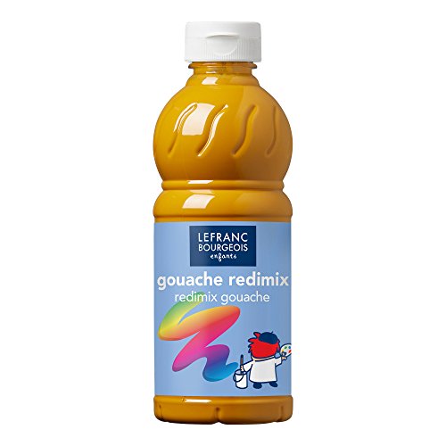 Lefranc Bourgeois 188014 - Guazzo, Ocra (Gialla), 500 Ml, 1 Pezzo