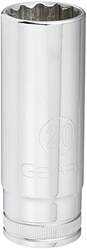 Gearwrench 80817 Socket, 12 Point, 1/5,1 Cm Drive, 20 Mm Di Profondità