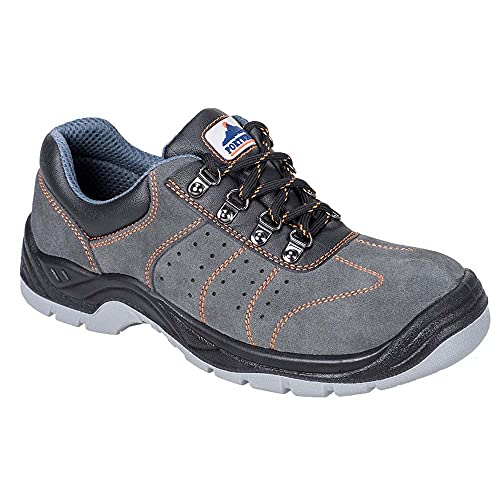 Portwest Fw02 S1P Sneakers Da Lavoro, Unisex - Adulto, Src, Grigio (Grigio Grr), 43 Eu (9 Uk)