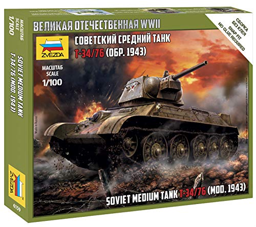 Zvezda-T34/76 Modello 1942, Z6159, Non Indicato.