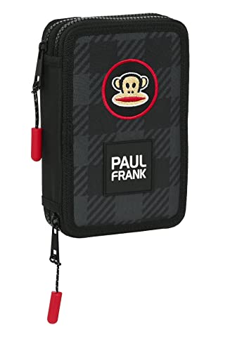 Plumier Doble Pqño 28 Pcs Paul Frank "Campers"