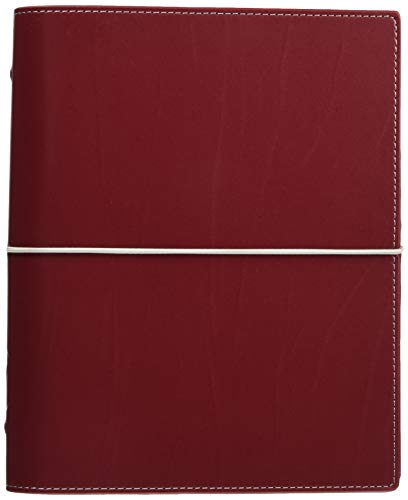 Filofax Domino Personal Organiser Elastic Closure For Refills A5 Red Ref 27872, Rosso