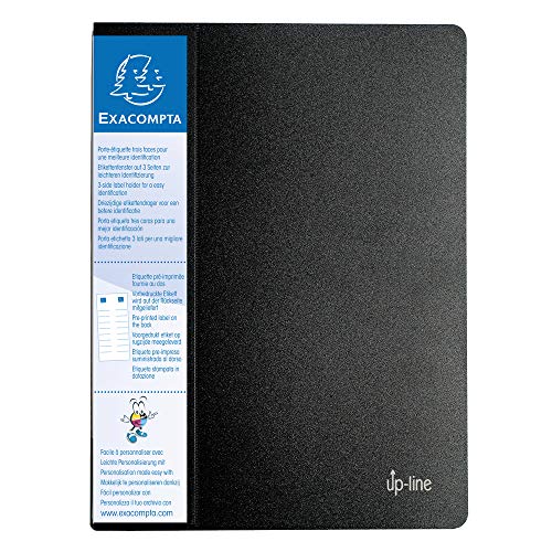 Exacompta 88101E Portalistini, 24X32 Cm, Nero
