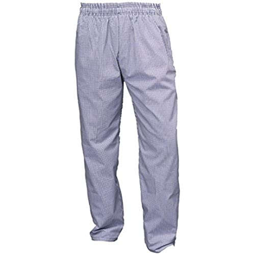 Genware Nev-Nb02-S Baggies, Motivo A Quadri, Piccolo, Blu E Bianco